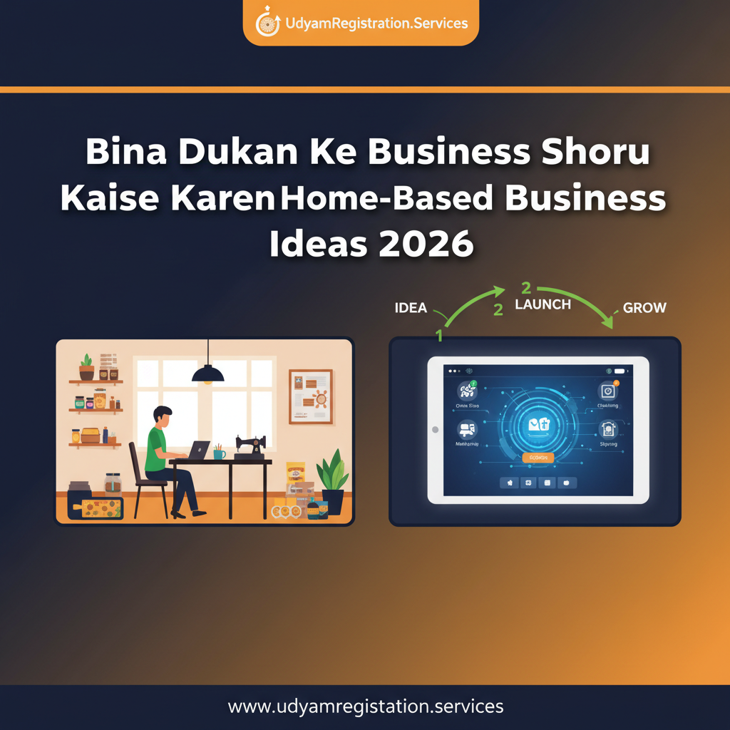 Bina Dukaan Ke Business Shuru Kaise Karen: Home-Based Business Ideas 2026