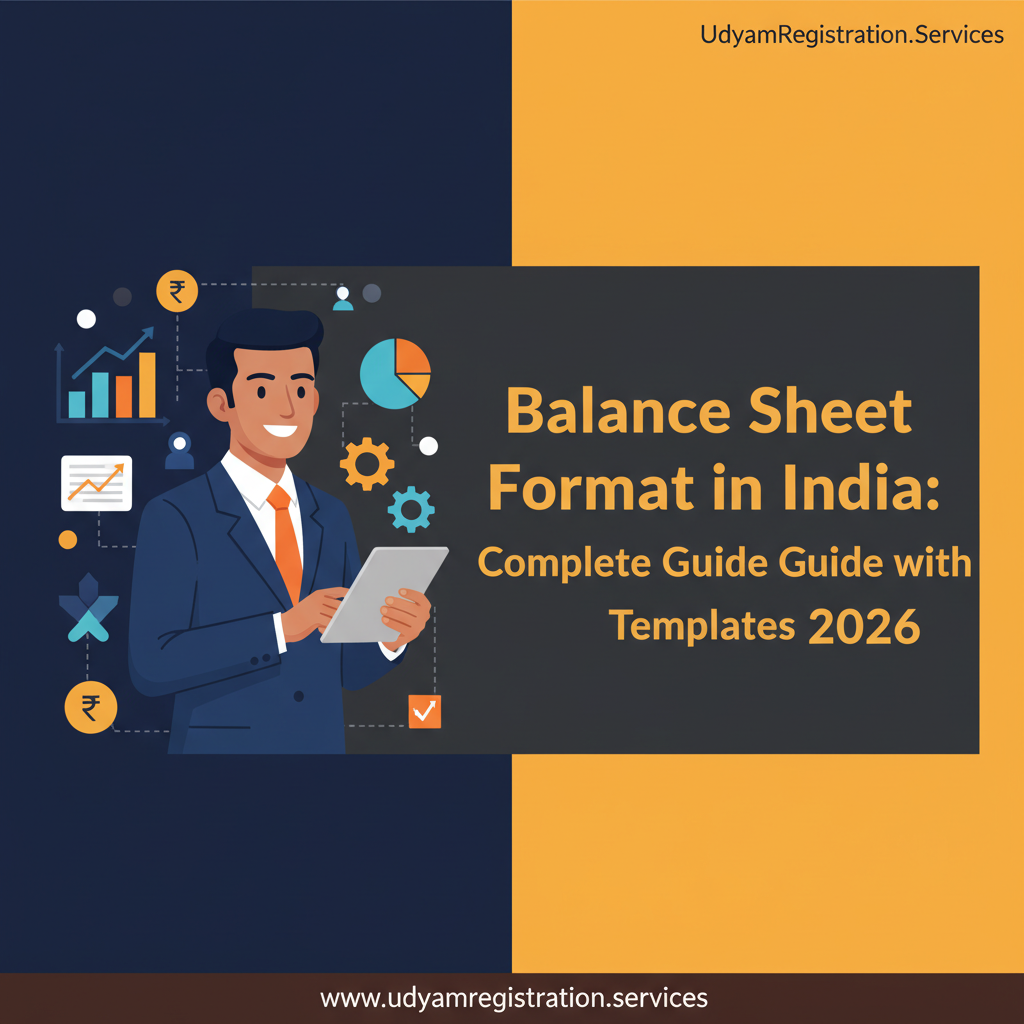 Balance Sheet Format in India: Complete Guide with Templates 2026