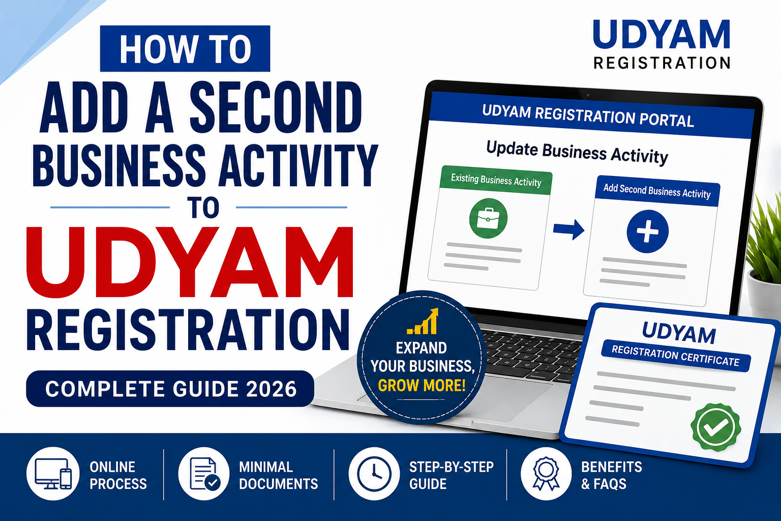 Add Second Business Activity | Udyam Registration Update | MSME Online Guide