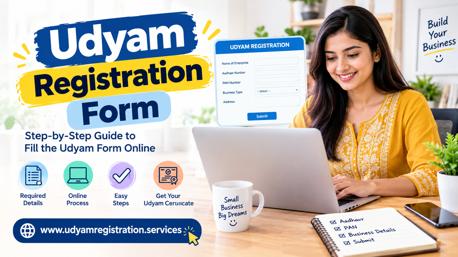Udyam Registration Form: Apply Online, MSME Certificate and Updates