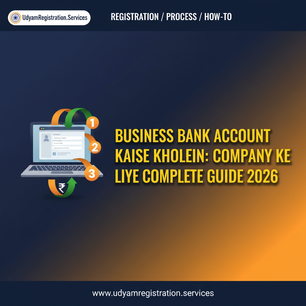 Business Bank Account Kaise Kholein: Company ke Liye Complete Guide 2026