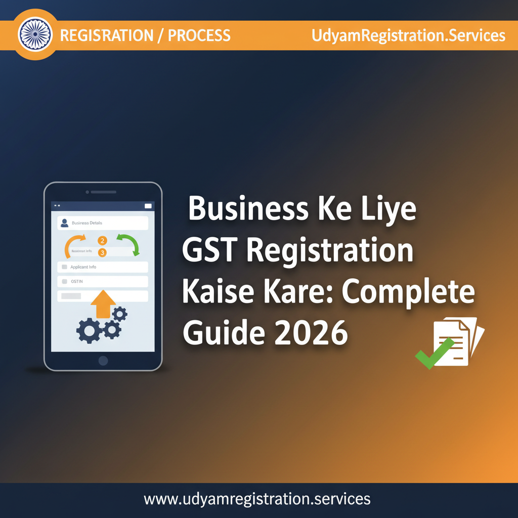 Business Ke Liye GST Registration Kaise Kare: Complete Guide 2026