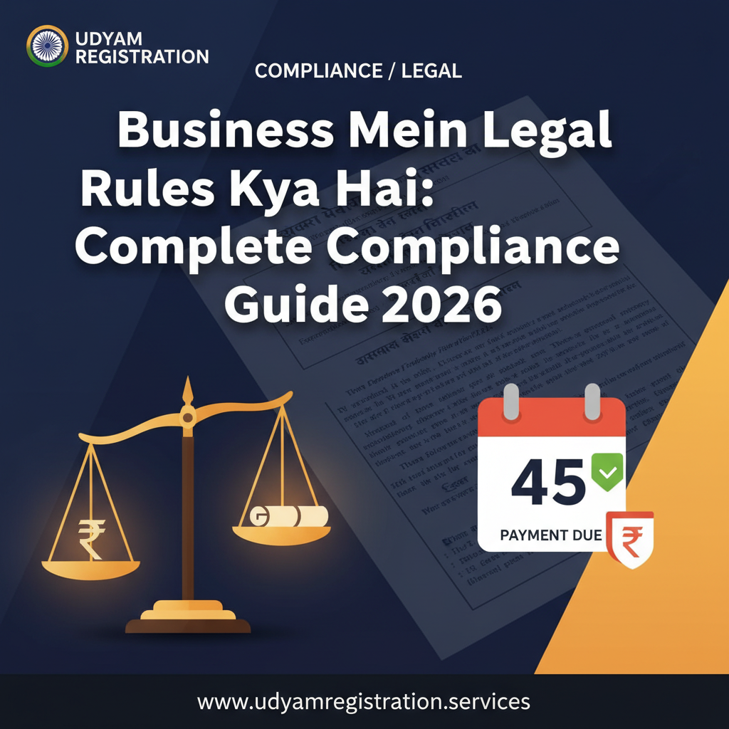 Business Mein Legal Rules Kya Hai: Complete Compliance Guide 2026