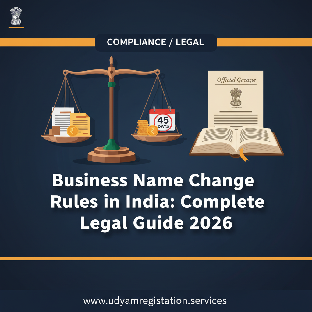 Business Name Change Rules in India: Complete Legal Guide 2026