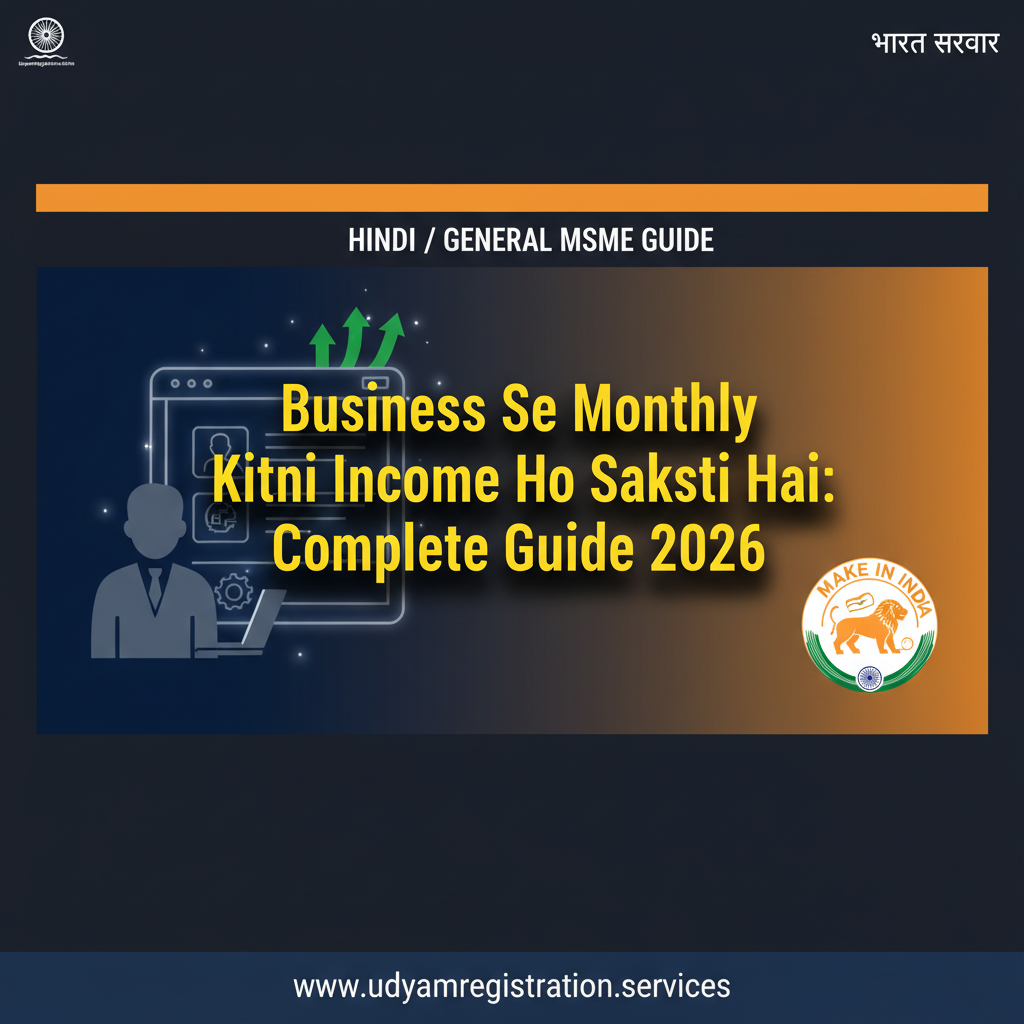 Business Se Monthly Kitni Income Ho Sakti Hai: Complete Guide 2026