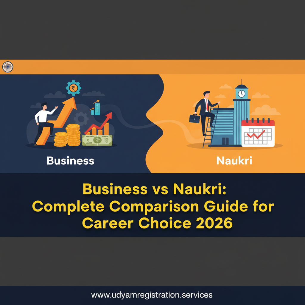 Business vs Naukri: Complete Comparison Guide for Career Choice 2026