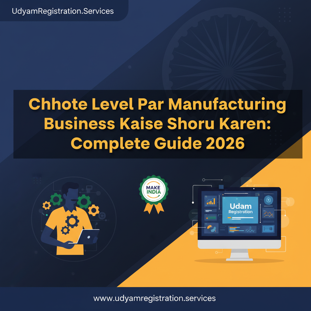 Chhote Level Par Manufacturing Business Kaise Shuru Karen: Complete Guide 2026