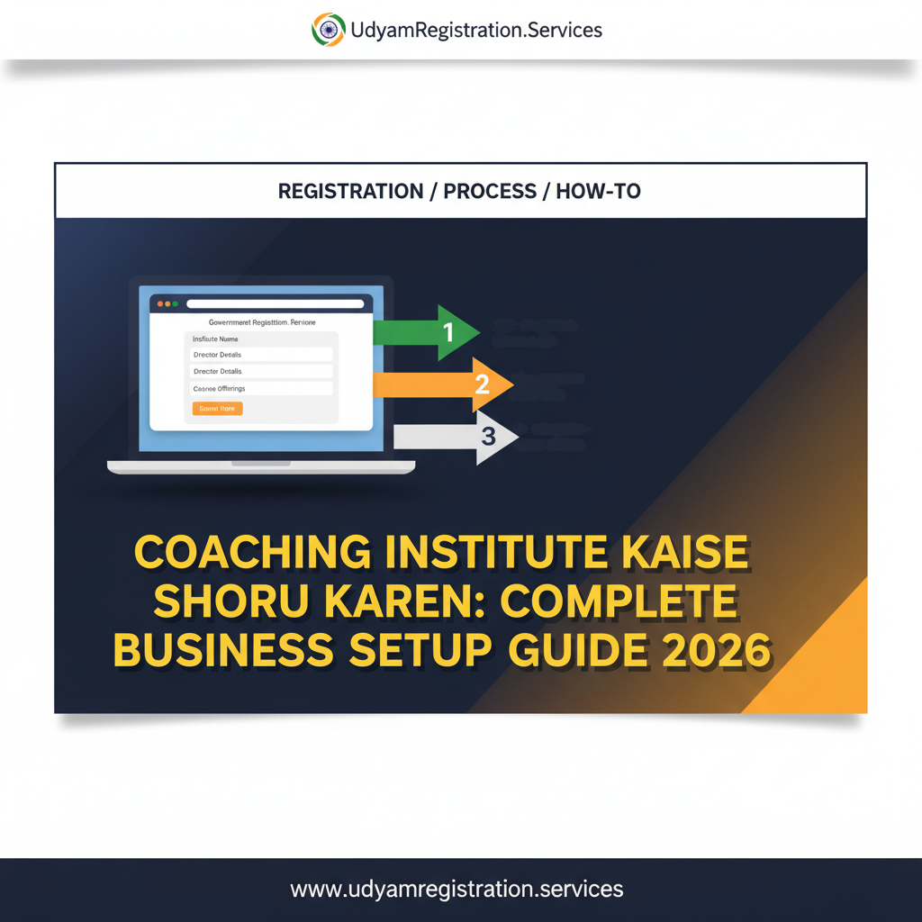Coaching Institute Kaise Shuru Karen: Complete Business Setup Guide 2026