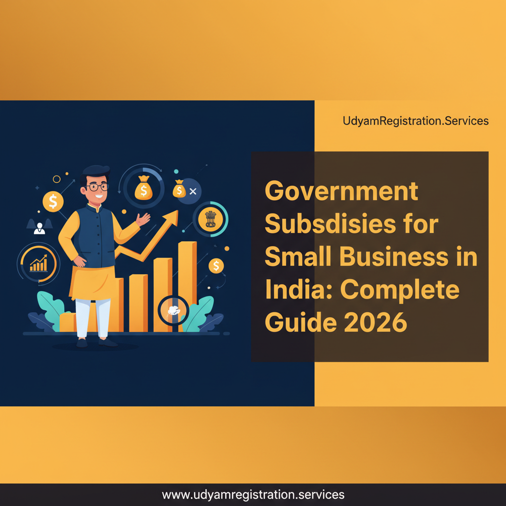 Government Subsidies for Small Business in India: Complete Guide 2026