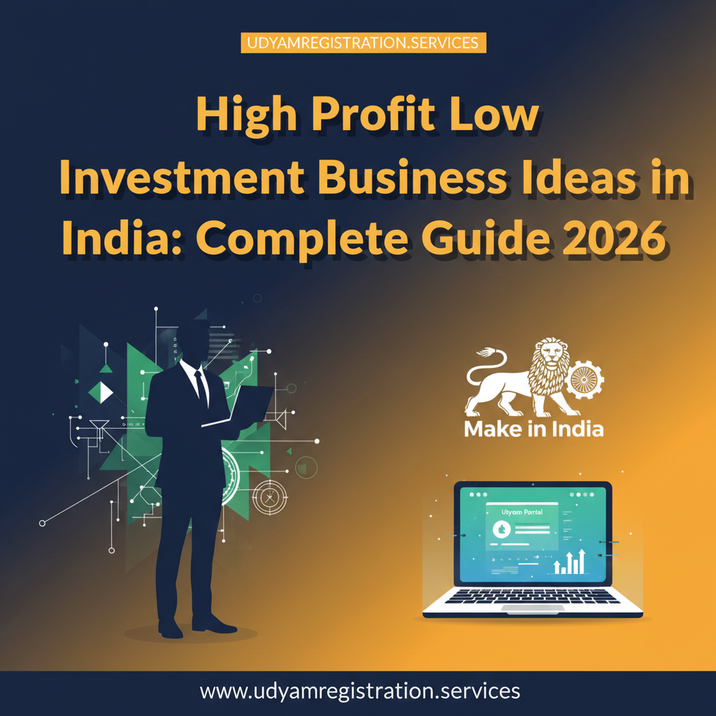 High Profit Low Investment Business Ideas in India: Complete Guide 2026