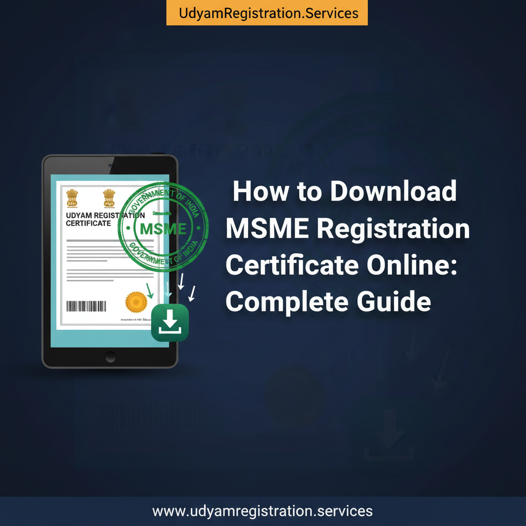 How to Download MSME Registration Certificate Online: Complete Guide