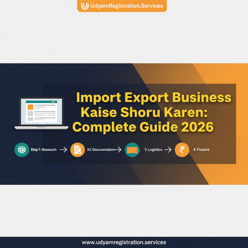 Import Export Business Kaise Shuru Karen: Complete Guide 2026