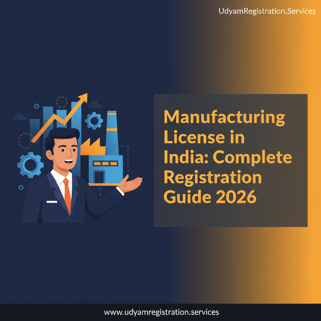 Manufacturing License in India: Complete Registration Guide 2026