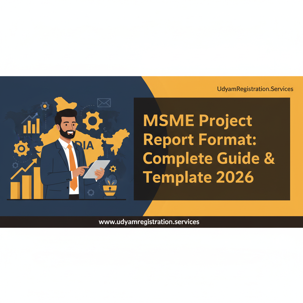 MSME Project Report Format: Complete Guide & Template 2026