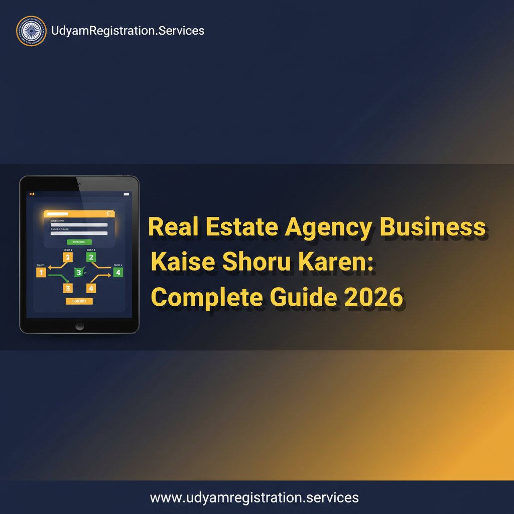 Real Estate Agency Business Kaise Shuru Karen: Complete Guide 2026