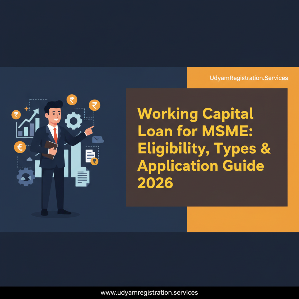 Working Capital Loan for MSME: Eligibility, Types & Application Guide 2026